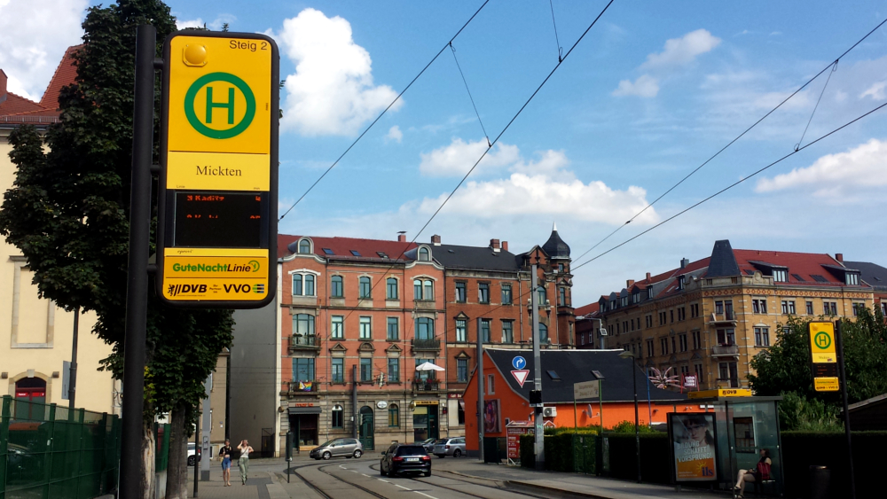 Ab 21.August verkehrt die Linie 13 an den Haltestellen in der Sternstraße nach Kaditz und Prohlis ©MeiDresden.de