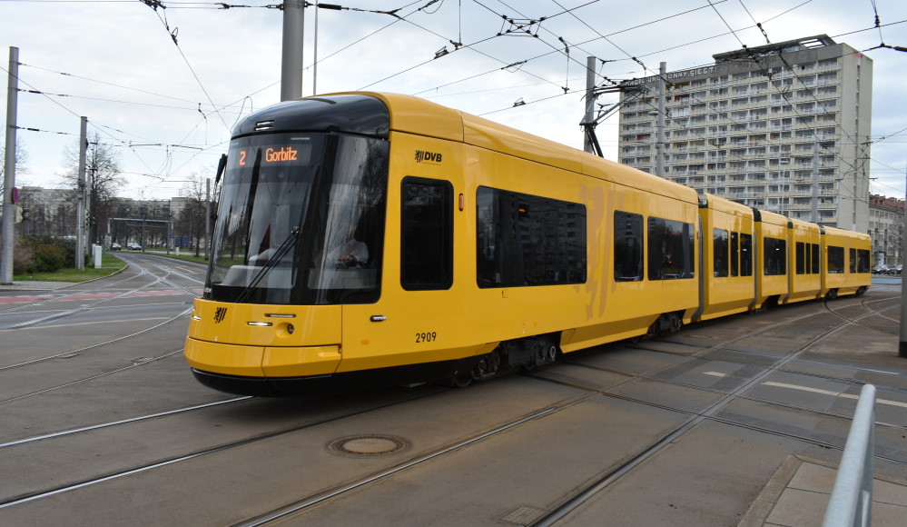 Stadtbahnwagen 2909   Foto: © MeiDresden.de/Mike Schiller